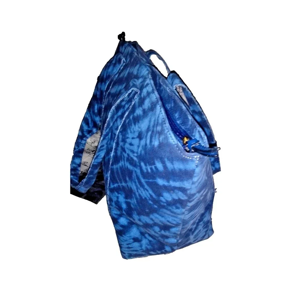 Victoria’s Secret XL Weekender Tote –Blue/Navy Tie-Dye Logo, Limited Edition NWT